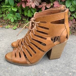 Rampage strappy lace up heel